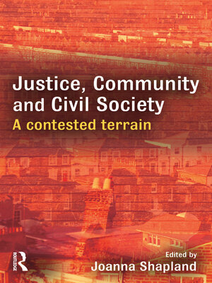 cover image of Justice, Community and Civil Society